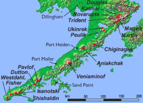 Map of Alaska Peninsula Volcanoes.gif
