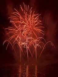 red fireworks