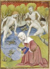Othea's Epistle's depiction of the Lycian frogs