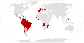 Location of Latin Union Unió Llatina  (Catalan) Union Latine  (French) Unione Latina  (Italian) União Latina  (Portuguese) Uniunea Latină  (Romanian) Unión Latina  (Spanish)