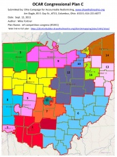 This map shows the redistricting contest winner. See interactive version.