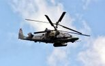 A Russian Air Force Ka-52 in flight