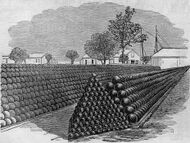 Image of stacked cannoballs