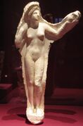 Aphrodite sculpture from Begram, c. 1st century AD, Plaster, National Museum of Afghanistan.