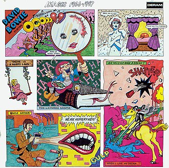 Обложка альбома Дэвида Боуи «Images 1966–1967» (1973)