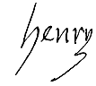 Henry II's signature