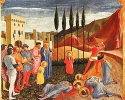 The Beheading of Cosmas and Damian, by Fra Angelico