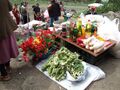Wild mountain sorrel, poppies, Chaerophyllum macrospermum and other items of tribute sold on Mount Ara to the pilgrims of Tsaghkevank (Kuys Varvara) 40 days after Resurrection Day (Easter). Sorrel is often braided in this fashion in Armenia and Artsakh and can be dried for extended use