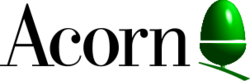 Acorn computers logo rendered with text.svg