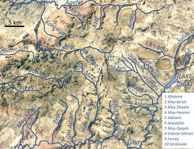 A map of Dogu'a Tembien in Ehtiopia