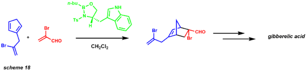 enantioslective diels-alder in total synthesis