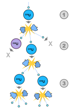 Fission chain reaction
