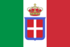 Flag of Italy (1861-1946) crowned.svg