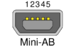 USB Mini-AB receptacle.svg