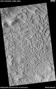 Wide view of large ridge network, as seen by HiRISE under HiWish program