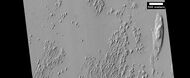 Yardangs of various sizes, as seen by HiRISE under HiWish program.