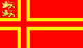 Falaise Cross flag (Croix de Falaise) – Falaise in Normandy was the birthplace of William the Conqueror