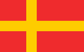 Flag of Norwegian fascist party Nasjonal Samling 1933–1945.