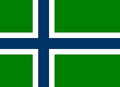 Flag of the island of South Uist (recognised 2017)[10]
