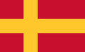 Unofficial flag representing the Swedish-speaking minority in Finland. To be flown along with the Finnish National Flag (1902)