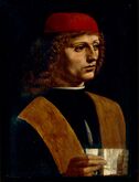 Portrait of a Musician, c. 1483–1487, Pinacoteca Ambrosiana, Milan