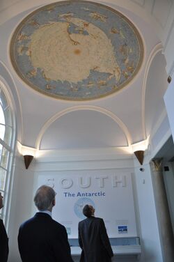 Memorial Hall in the Polar Museum, Scott Polar Research Institute