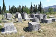 Necropolis with stećci at Radimlja.
