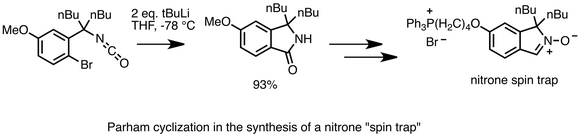 Parham cyclization in MitoSpin
