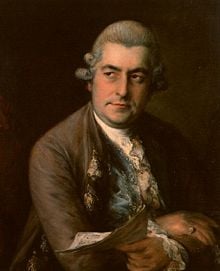 Johann Christian Bach, painted in London by Thomas Gainsborough, 1776 (Museo Civico, Bologna)