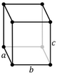 Orthorhombic, simple