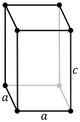 Tetragonal, simple