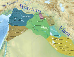 Qatna at its height in the eighteenth century BC