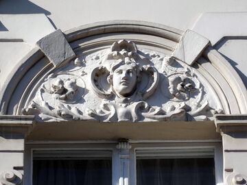 Detail of a pediment