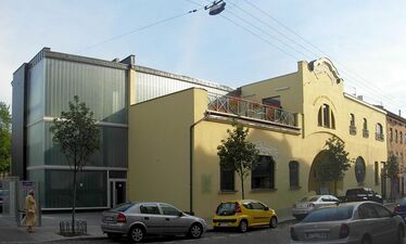View of the building ensemble