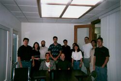 The Bomis staff, summer 2000