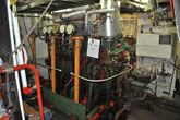A triple-expansion engine on the Lydia Eva (steam drifter)