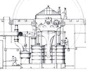Siamese engine of HMS Retribution (1844)