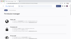 Screensho of the PermissionManager