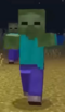 A zombie chasing the player.
