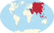 Location of Asia