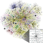Visualization of Internet routing paths