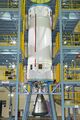 GS2 stage of GSLV-F16 being integrated