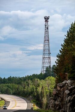 Olive Lake, ON Microwave Repeater Tower