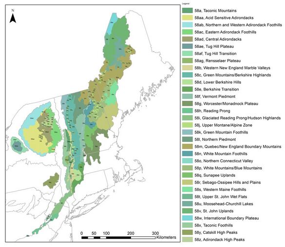 Northeastern Highlands Level IV