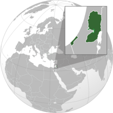 Location of Palestinian territories