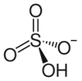 Hydrogen sulfate (bisulfate)