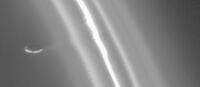 Prometheus pulling material from the F Ring