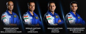 Indian Astronaut Corps (2019 Batch, L-R): Nair, Krishnan, Pratap and Shukla