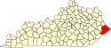 Map of Kentucky highlighting Pike County.svg