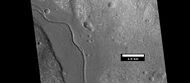 Close view of channel, as seen by HiRISE under HiWish program